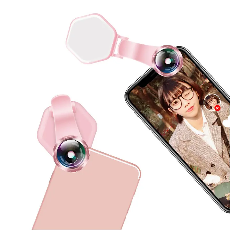 New Style Patent Live Mobile Phone Fill Light Lens Atmosphere Beauty Selfie Flood Lamp Wide-Angle Speedlight Flash
New Style Patent Live Mobile Phone Fill Light Lens Atmosphere Beauty Selfie Flood Lamp Wide-Angle Speedlight Flash