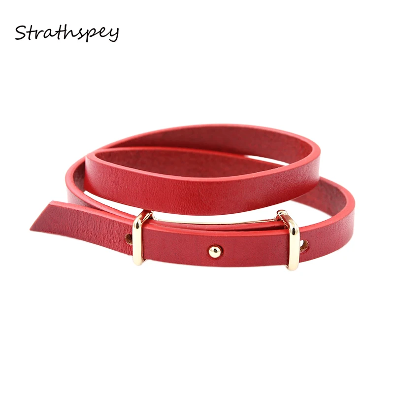 Bracelet Genuine LeatherBracelets/ Choker For Women Pulseira Casual Normcore 2 Row Gold Color Black/Red Adjustable 2 Way to Wear
Bracelet Genuine LeatherBracelets/ Choker For Women Pulseira Casual Normcore 2 Row Gold Color Black/Red Adjustable 2 Way to Wear