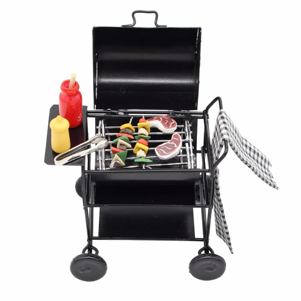 1:12 Dollhouse Miniature 3.5" Black Oven BBQ Tools Beefsteak Barbeque 9 PCS Dolls accessory Diy Model Classic Toys Child Gift
1:12 Dollhouse Miniature 3.5" Black Oven BBQ Tools Beefsteak Barbeque 9 PCS Dolls accessory Diy Model Classic Toys Child Gift