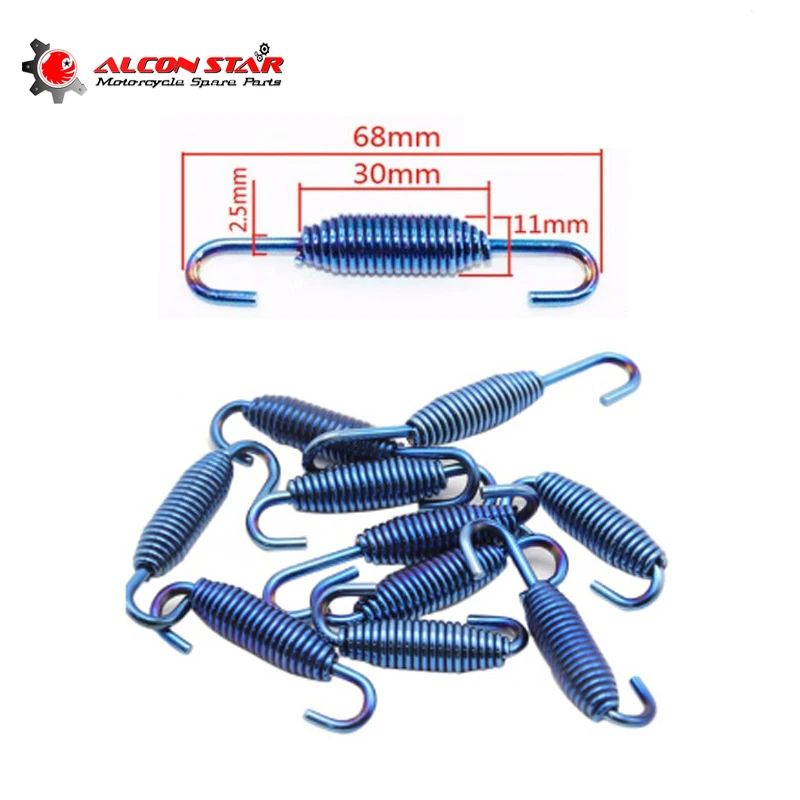Alconstar- 6 pcs/set Motorcycle Exhaust Scooter Muffler Pipe Spring Accessories Tubo Escape Moto exhaust Mounting Springs Racing
Alconstar- 6 pcs/set Motorcycle Exhaust Scooter Muffler Pipe Spring Accessories Tubo Escape Moto exhaust Mounting Springs Racing