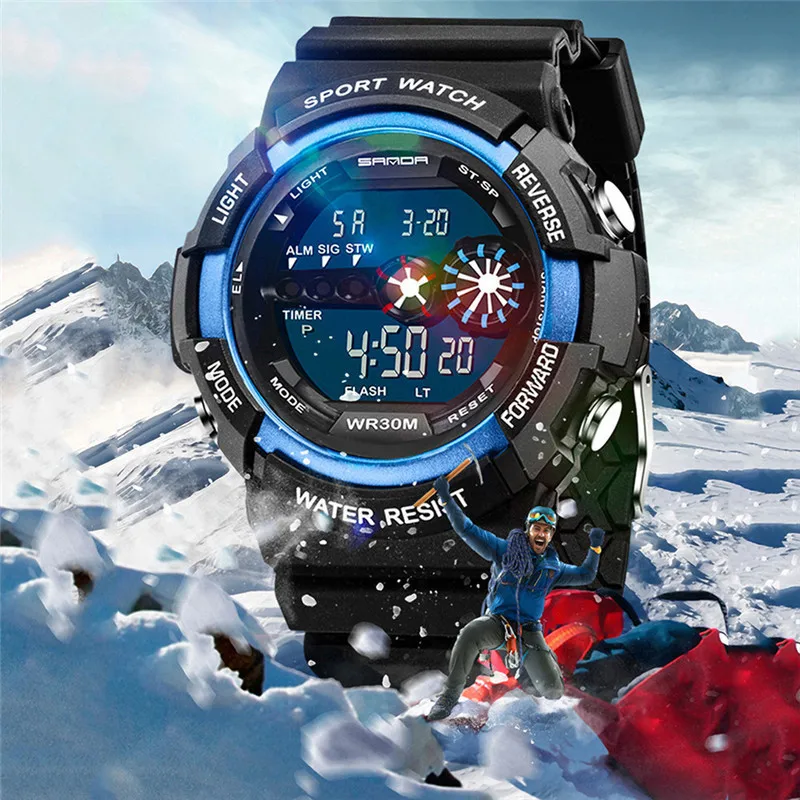2017 Hot Sale LED Digital Watch Men Watches Manly Luxury Famous Masculine Clock Military Watch Sport Waterproof Digital-watch
2017 Hot Sale LED Digital Watch Men Watches Manly Luxury Famous Masculine Clock Military Watch Sport Waterproof Digital-watch