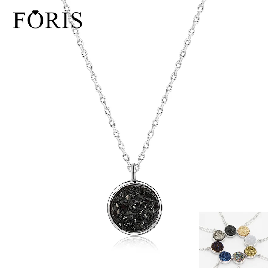 FORIS Fashion Jewelry Elegant Round Necklace For Women Gift Best Selling 8 Colors PN035
FORIS Fashion Jewelry Elegant Round Necklace For Women Gift Best Selling 8 Colors PN035