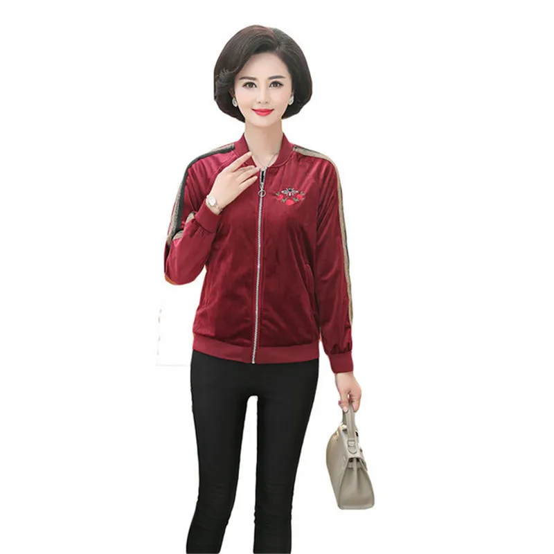 Gold Velvet Embroidered Jacket Jacket 2019 Spring Autumn New Coat Short Paragraph Standing Collar Large Size Leisure Windbreaker
Gold Velvet Embroidered Jacket Jacket 2019 Spring Autumn New Coat Short Paragraph Standing Collar Large Size Leisure Windbreaker