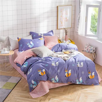 Little Fox Printed Home Textile Printed 3/4pcs Bedding Set Bed Cover Bed Sheet Duvet Cover Pillowcase Bed Linen Bedclothes Queen
Little Fox Printed Home Textile Printed 3/4pcs Bedding Set Bed Cover Bed Sheet Duvet Cover Pillowcase Bed Linen Bedclothes Queen