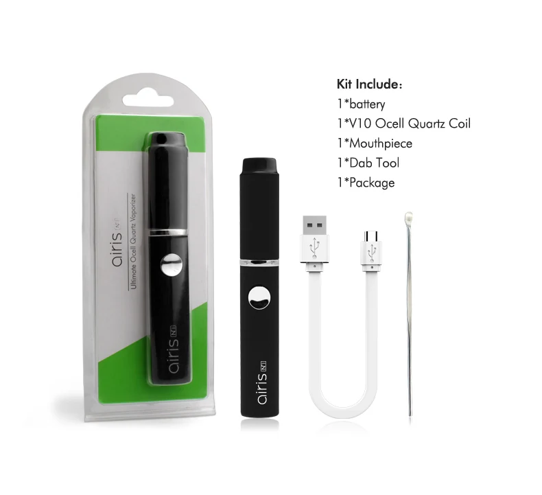 Original Airistech Airis N1 vaporizer pen dry herb micro wax vape pen 360mah micro battery N 1 Electronic Cigarette Kit