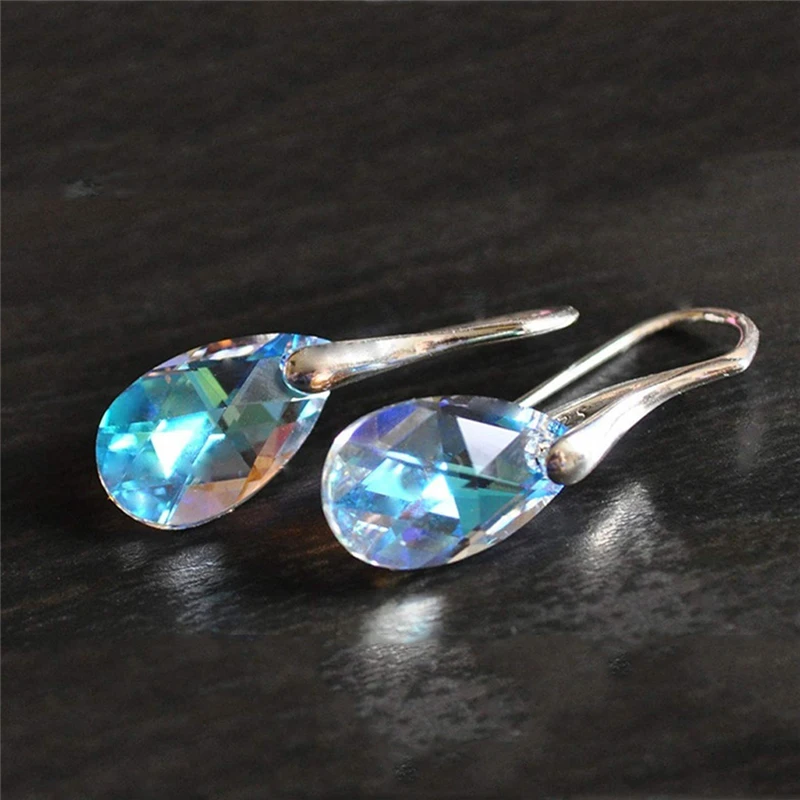 Women Bohemia Earring Silver Hook Hanging Dangle Earrings Colorful Crystal Opal Long Drop Earrings
Women Bohemia Earring Silver Hook Hanging Dangle Earrings Colorful Crystal Opal Long Drop Earrings