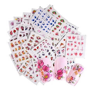 New 55pcs Flower Glitter Water Transfer Nail Stickers Decal DIY Nail Art Decals Fingernail Adhesive Tips Decorations
New 55pcs Flower Glitter Water Transfer Nail Stickers Decal DIY Nail Art Decals Fingernail Adhesive Tips Decorations