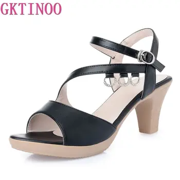 GKTINOO Summer Women's Sandals Leather Fish Mouth Fashion High Heel Platform Open Toe Women Sandals Shoes Plus Size
GKTINOO Summer Women's Sandals Leather Fish Mouth Fashion High Heel Platform Open Toe Women Sandals Shoes Plus Size