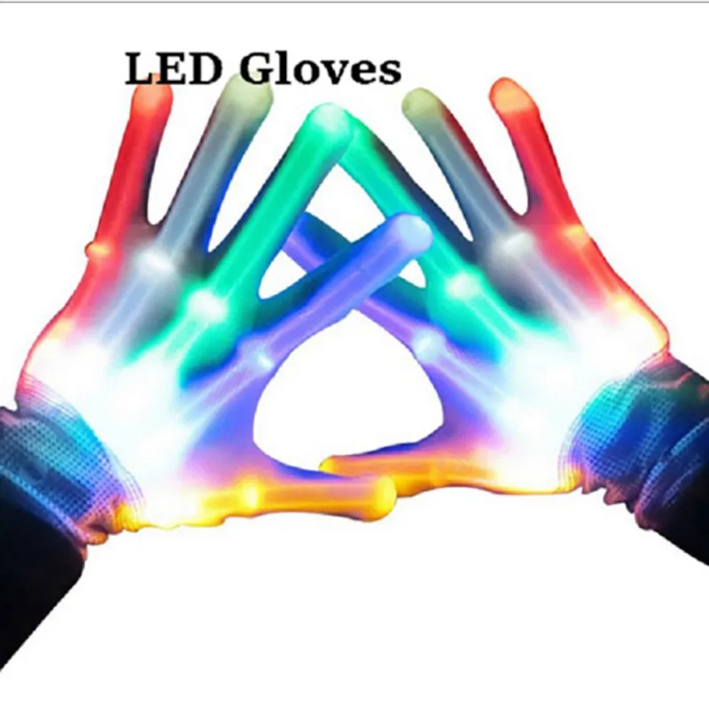 Dance Stage LED Light Gloves Flashing Finger Glow Mittens Xmas Dance Rave Party Fun Wide Light-guiding LED Lamp Gloveer Gloves
Dance Stage LED Light Gloves Flashing Finger Glow Mittens Xmas Dance Rave Party Fun Wide Light-guiding LED Lamp Gloveer Gloves