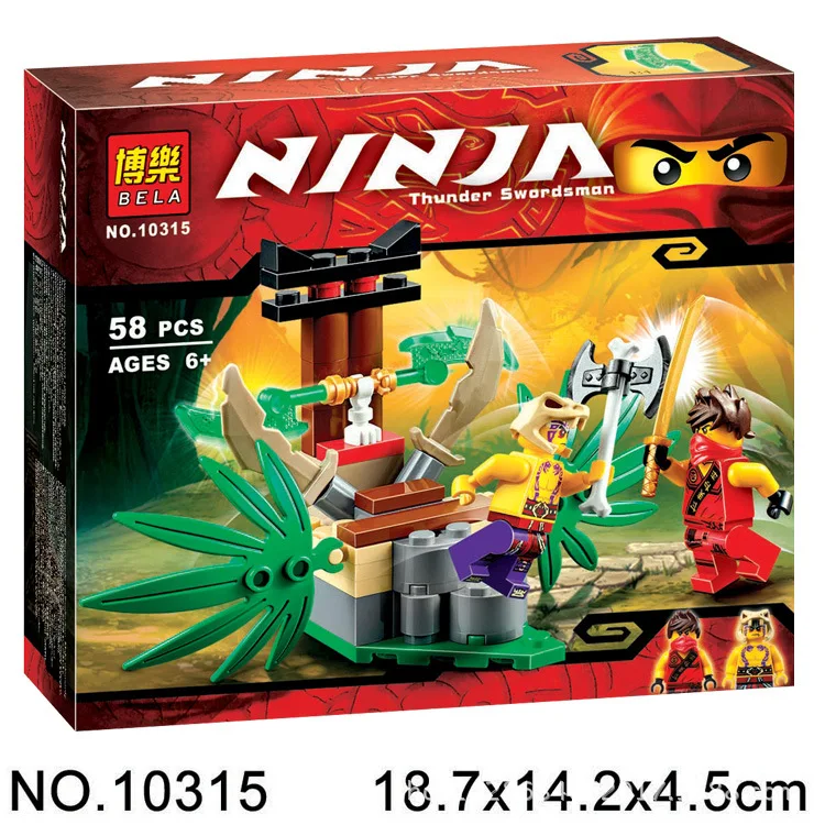 58 unids serie Phantom Ninja selva trampa Kai Krait lucha bloques de construccion ladrillos ninos juguetes
58 unids serie Phantom Ninja selva trampa Kai Krait lucha bloques de construccion ladrillos ninos juguetes