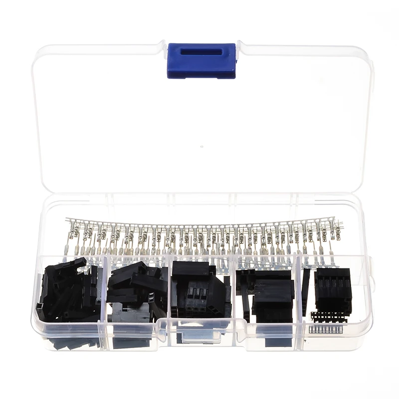 250Pcs/Set Dupont Connector 2.54mm Male Female Jumper Header Housing Cable Wire Terminal Connector Crimp Pins Kit With Box
250Pcs/Set Dupont Connector 2.54mm Male Female Jumper Header Housing Cable Wire Terminal Connector Crimp Pins Kit With Box