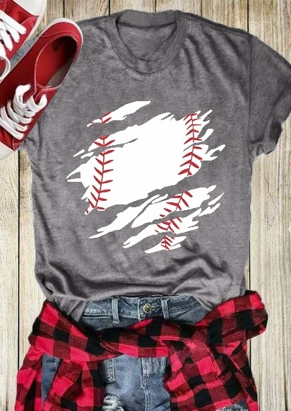 Women Baseball Short Sleeve T-Shirt Tee Female Korean Harujuku Ulzzang Graphic t shirt Ladies Summer Kawaii Cute Grey Top Tee
Women Baseball Short Sleeve T-Shirt Tee Female Korean Harujuku Ulzzang Graphic t shirt Ladies Summer Kawaii Cute Grey Top Tee