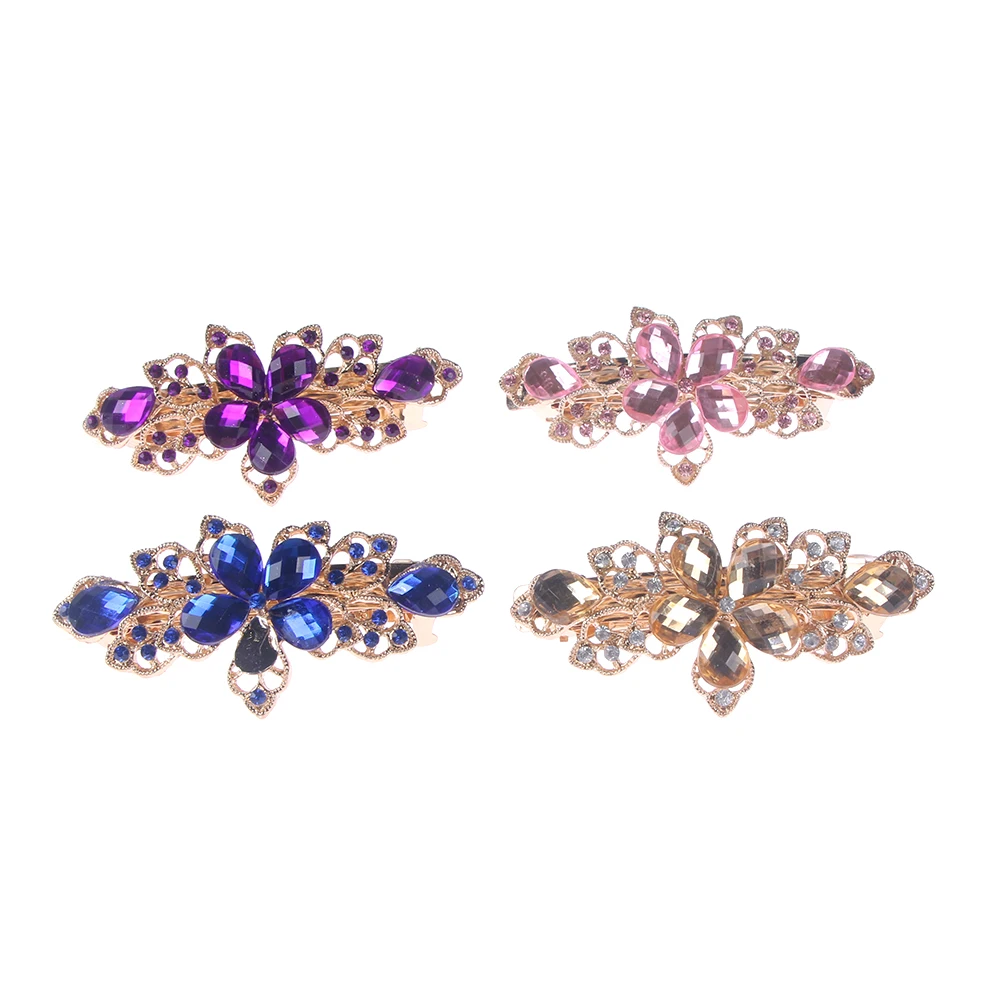Fashion Women Girls Jewelry Crystal Rhinestone Flower Hair Barrette Clip Hairpin
Fashion Women Girls Jewelry Crystal Rhinestone Flower Hair Barrette Clip Hairpin
