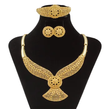 Dubai Gold Jewelry Fashion Woman Earrings Necklace Jewelry Sets Ring Bracelets Cheap Jewelry Accessories Retail Wholesale
Dubai Gold Jewelry Fashion Woman Earrings Necklace Jewelry Sets Ring Bracelets Cheap Jewelry Accessories Retail Wholesale