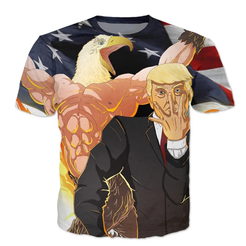 Donald Trump Shirt America Flag USA Eagle T Shirt Men T-shirt Military Shirt 3d Hip-hop Men Fashion Clothes For Men/Women Brand
Donald Trump Shirt America Flag USA Eagle T Shirt Men T-shirt Military Shirt 3d Hip-hop Men Fashion Clothes For Men/Women Brand