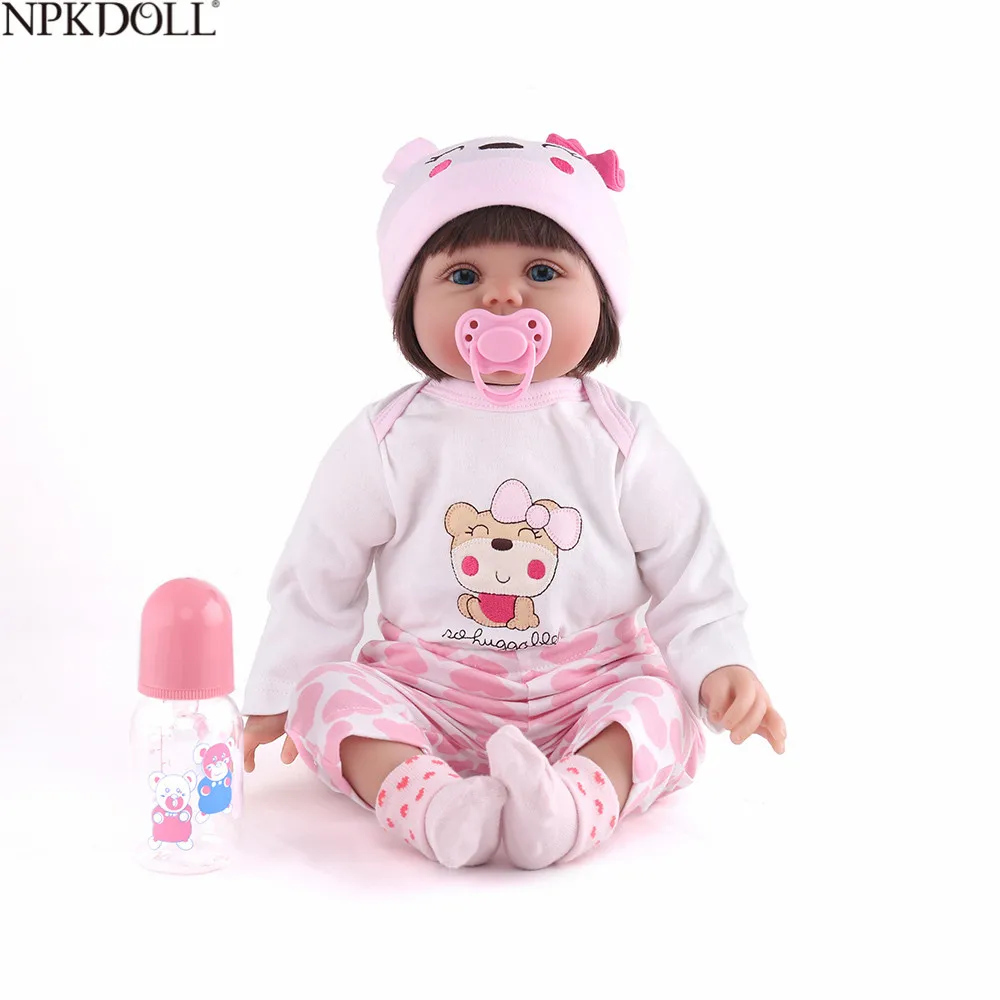 NPKDOLL 55CM 22 inch Vinyl Reborn Baby Dolls Lifelike Newborn Baby Alive Realistic Kids Reborn Babies Toys For Girl Boneca
NPKDOLL 55CM 22 inch Vinyl Reborn Baby Dolls Lifelike Newborn Baby Alive Realistic Kids Reborn Babies Toys For Girl Boneca