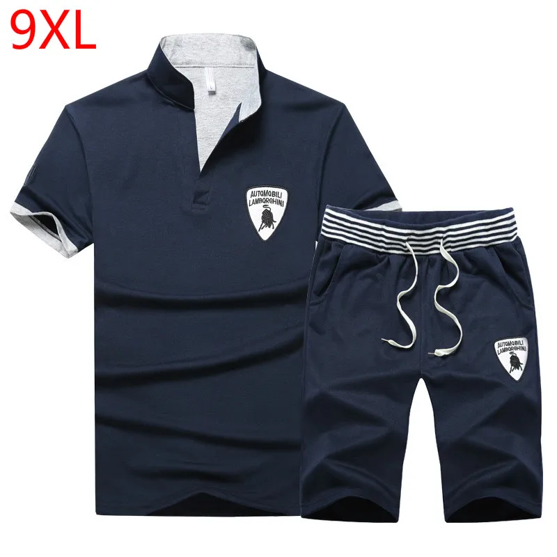 PLUS size 10XL 9XL 8XL 7XL 6XL 5XL Men SET Summer Tracksuit Set Short Sleeve T-shirt Sport Suit Tops shorts Male Suits Tracksuit
PLUS size 10XL 9XL 8XL 7XL 6XL 5XL Men SET Summer Tracksuit Set Short Sleeve T-shirt Sport Suit Tops shorts Male Suits Tracksuit