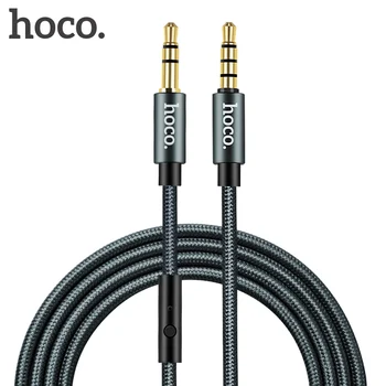 HOCO 3.5mm Jack Audio Cable Gold Plated Jack 3.5 mm Male to Male Aux Cable With Microphone MIC For iPhone Car Headphone Speaker
HOCO 3.5mm Jack Audio Cable Gold Plated Jack 3.5 mm Male to Male Aux Cable With Microphone MIC For iPhone Car Headphone Speaker