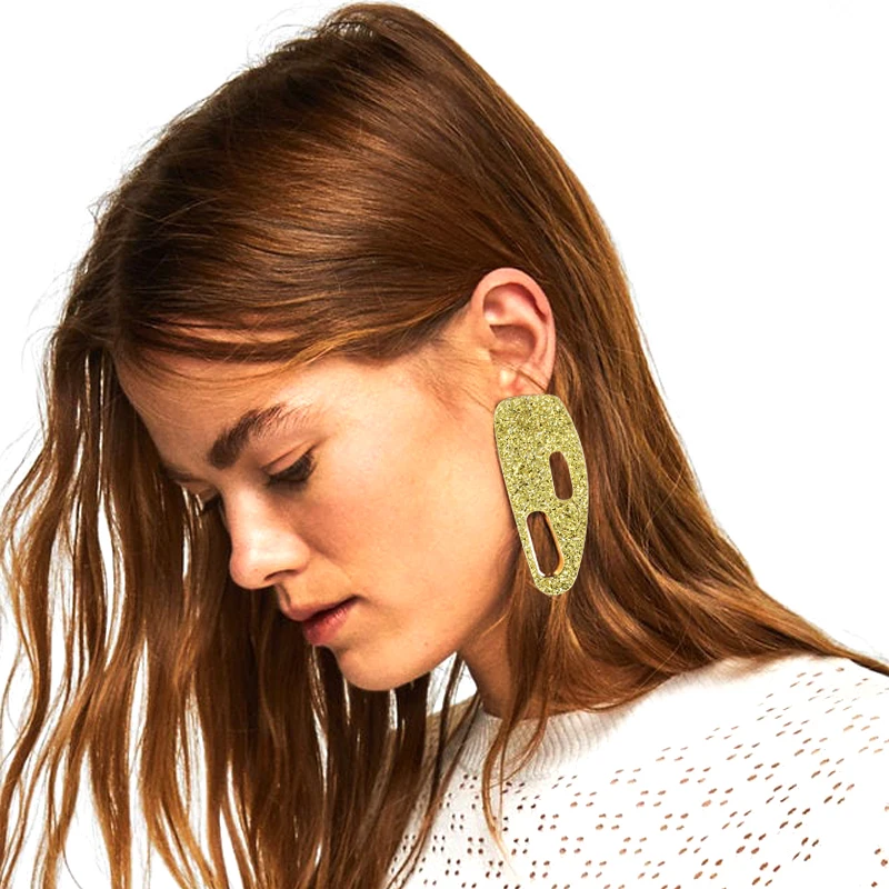 Vodeshanliwen New design Gold dust Acrylic Big Stud Earrings For Women Trendy Bohemia Statement Earrings 2018 Jewelry Accessorie
Vodeshanliwen New design Gold dust Acrylic Big Stud Earrings For Women Trendy Bohemia Statement Earrings 2018 Jewelry Accessorie