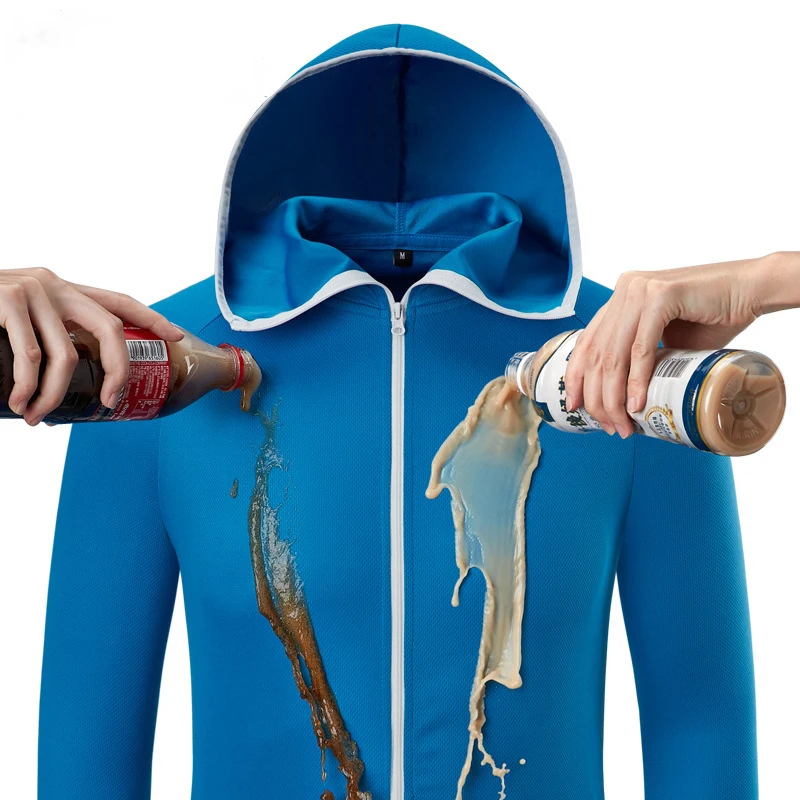 Unisex Camping Hiking Fishing safety Clothing Waterproof Anti-Fouling Quick-Drying Protective Hydrophobic Ice Silk Hooded Jacket
Unisex Camping Hiking Fishing safety Clothing Waterproof Anti-Fouling Quick-Drying Protective Hydrophobic Ice Silk Hooded Jacket