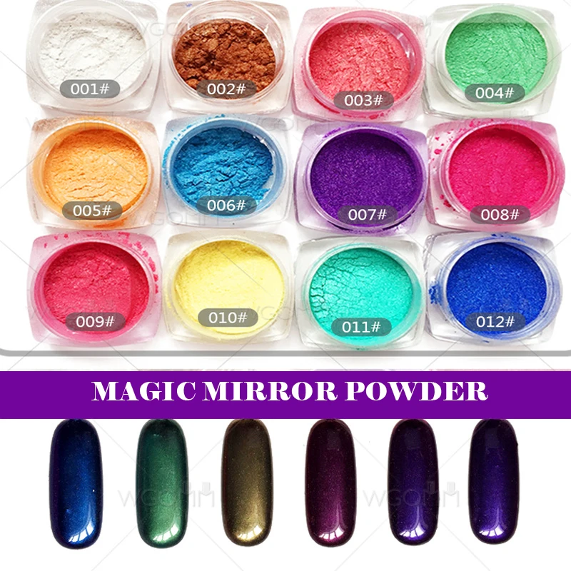 1X Cup Nail Art Magic Mirror Powder +1 Sponge Tool Nail Dust Decoration Glitter Pigment 12 Colors Available Manicure
1X Cup Nail Art Magic Mirror Powder +1 Sponge Tool Nail Dust Decoration Glitter Pigment 12 Colors Available Manicure