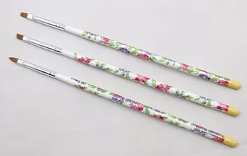 Free Shipping Nail Dotting Tool 3PCS Drawing Nail White Nylon Hair Flower Plastic Handle Nail Gel Brush Set 10 Sets
Free Shipping Nail Dotting Tool 3PCS Drawing Nail White Nylon Hair Flower Plastic Handle Nail Gel Brush Set 10 Sets