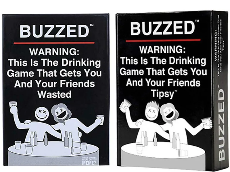 Buzzed - This Is The Drinking Game That Gets You and Your Friends Wasted / Tipsy! Board Game Card
Buzzed - This Is The Drinking Game That Gets You and Your Friends Wasted / Tipsy! Board Game Card