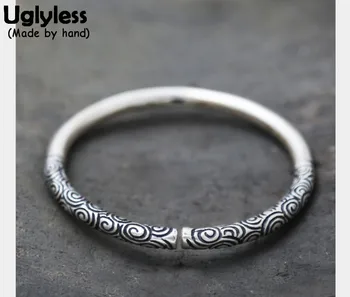 Uglyless Real S990 Fine Silver Women Vintage Totem Patterns Bangles Handmade Engrave Clouds Opening Bangle Ethnic Jewelry Bijoux
Uglyless Real S990 Fine Silver Women Vintage Totem Patterns Bangles Handmade Engrave Clouds Opening Bangle Ethnic Jewelry Bijoux