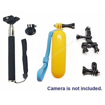 Free Shipping!! Accessories Set 9 in 1 Monopod / Handlebar mount / Floaty bobber for GoPro Hero 3 3+ 4/SJ4000 SJ5000/XiaoMi Yi
Free Shipping!! Accessories Set 9 in 1 Monopod / Handlebar mount / Floaty bobber for GoPro Hero 3 3+ 4/SJ4000 SJ5000/XiaoMi Yi