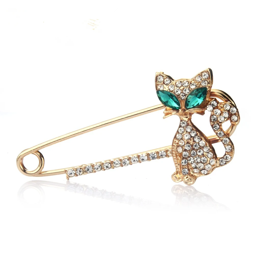 Hot Sale Green Mysterious Cute Cat Design Crystal Lapel Pins Fashion Brooch Jewelry Corsage for Women Bride Wedding Accessories
Hot Sale Green Mysterious Cute Cat Design Crystal Lapel Pins Fashion Brooch Jewelry Corsage for Women Bride Wedding Accessories