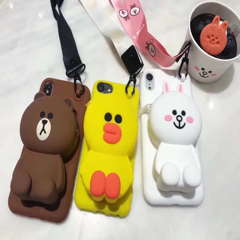 Cute Cartoon 3D Bear Wallet Phone Case For iPhone X XR XS Max 7 8 Plus Soft Silicone Cover For iPhone 8 7 6 6S Plus Back Capa
Cute Cartoon 3D Bear Wallet Phone Case For iPhone X XR XS Max 7 8 Plus Soft Silicone Cover For iPhone 8 7 6 6S Plus Back Capa