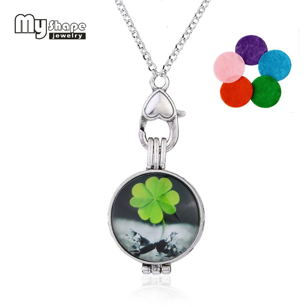 my shape Small Fresh Style Love Heart Green Four Leaf Clover Opened Locket Pendant Essential Oils Perfume Pads Diffuer Necklace
my shape Small Fresh Style Love Heart Green Four Leaf Clover Opened Locket Pendant Essential Oils Perfume Pads Diffuer Necklace