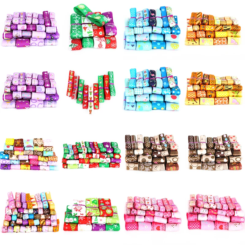 Grosgrain ribbons 10-25mm Mix Style Printing Satin Ribbon,DIY Christmas Decorative Arts and Crafts Hair Bow Sewing Accessories
Grosgrain ribbons 10-25mm Mix Style Printing Satin Ribbon,DIY Christmas Decorative Arts and Crafts Hair Bow Sewing Accessories