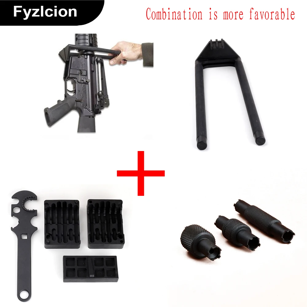 AR15 M16 Rifle Tool Upper and Lower Vise Block and Combo Wrench Set,Gunsmit Armorer's Tool Kit Delta Ring Wrench Removal Tool
AR15 M16 Rifle Tool Upper and Lower Vise Block and Combo Wrench Set,Gunsmit Armorer's Tool Kit Delta Ring Wrench Removal Tool