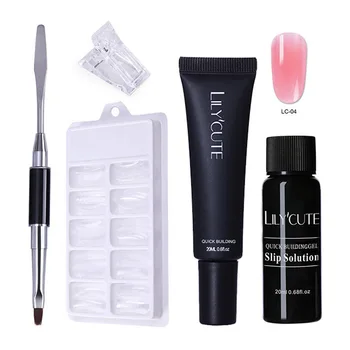 LILYCUTE Nails Kit 20ml UV Gel French Nails Art Tips Nails Build Extending Crystal Jelly Gum Poly Extension Gel Set
LILYCUTE Nails Kit 20ml UV Gel French Nails Art Tips Nails Build Extending Crystal Jelly Gum Poly Extension Gel Set