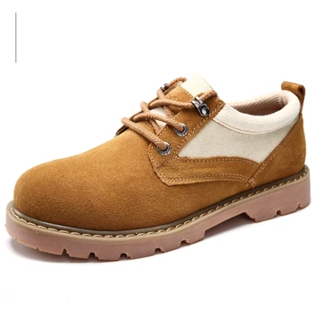 

Nice Nice New Fashion Men Shoes Leather Tooling Shoes Men Casual Cow Suede Shoes Lace-Up Quality Shoes Chukka RL-8818