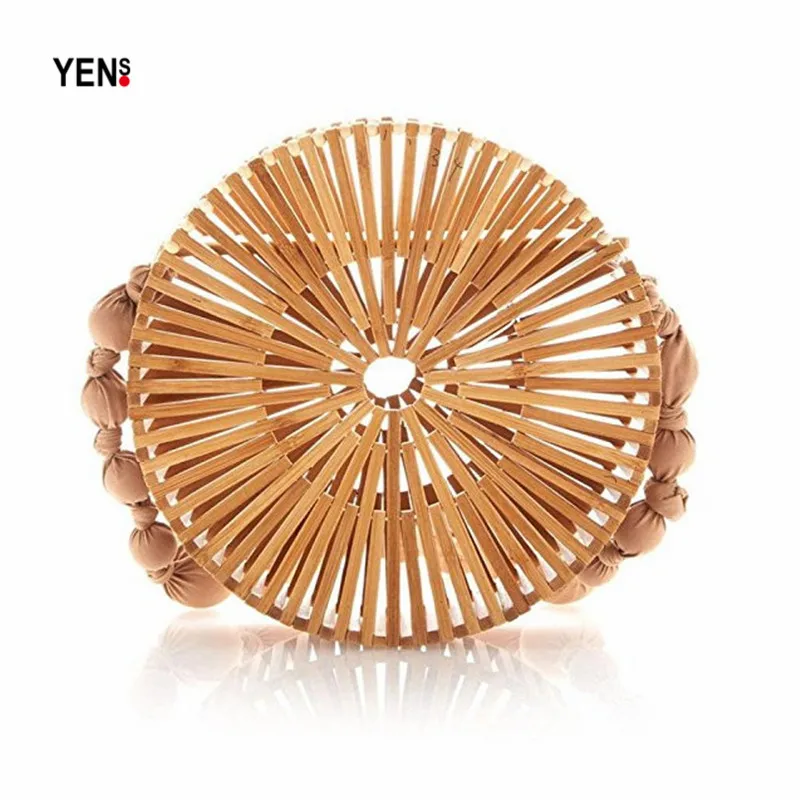 Circular Bamboo Bags for Women 2019 Designer Vintage Round Hollow Out Straw Bag Natural Wooden Summer Beach Bags Woven Handbag
Circular Bamboo Bags for Women 2019 Designer Vintage Round Hollow Out Straw Bag Natural Wooden Summer Beach Bags Woven Handbag