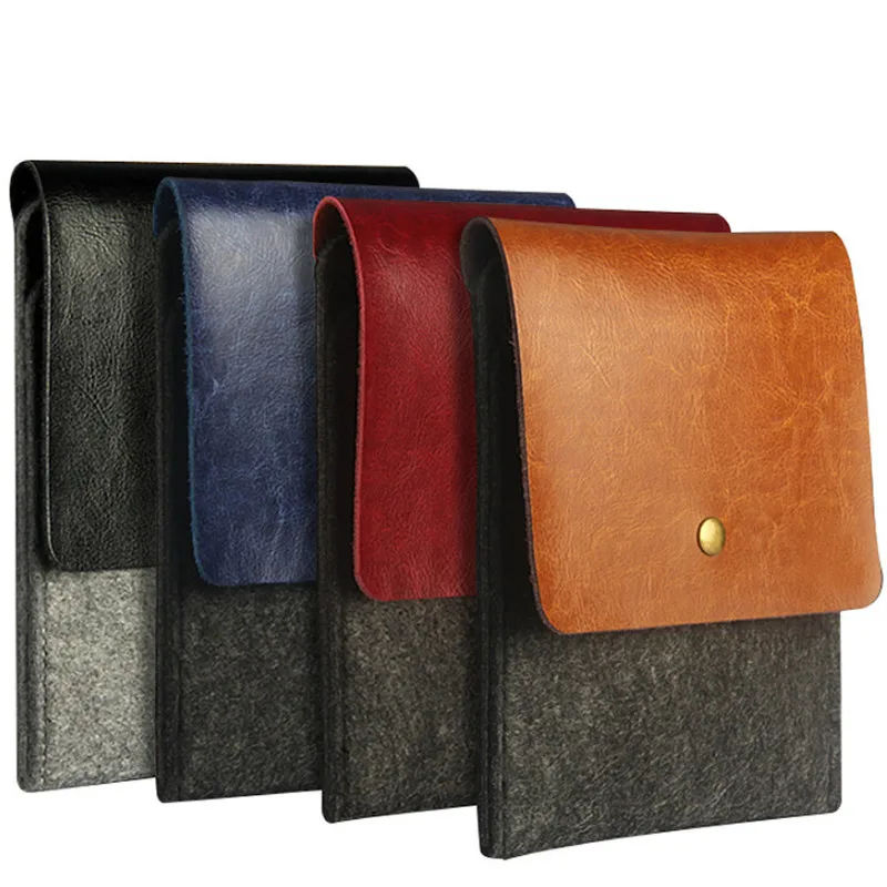 Wool Felt Leather Sleeve Bag for PocketBook Basic Lux 616/627/632 E-book Cover Case for 6 inch Cover Bag Touch Lux4/Basic Lux2
Wool Felt Leather Sleeve Bag for PocketBook Basic Lux 616/627/632 E-book Cover Case for 6 inch Cover Bag Touch Lux4/Basic Lux2