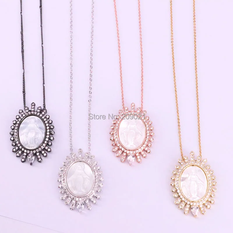 5Pcs multicolor fashion CZ charm necklace,wholesale Crystal Zirconia Paved Natural White Shell pendant necklace
5Pcs multicolor fashion CZ charm necklace,wholesale Crystal Zirconia Paved Natural White Shell pendant necklace