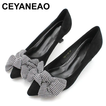 CEYANEAO Women's pumps; female wedding shoes with a pointed toe; office women's high-heeled pumps; spring-fall season
CEYANEAO Women's pumps; female wedding shoes with a pointed toe; office women's high-heeled pumps; spring-fall season