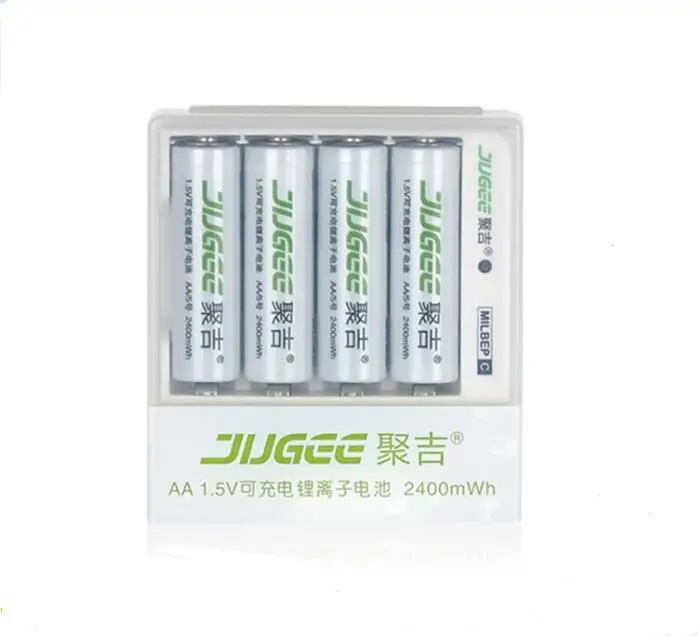 1.5v 2400mWh AA Li-polymer li-ion polymer lithium rechargeable battery + USB Charger 
1.5v 2400mWh AA Li-polymer li-ion polymer lithium rechargeable battery + USB Charger