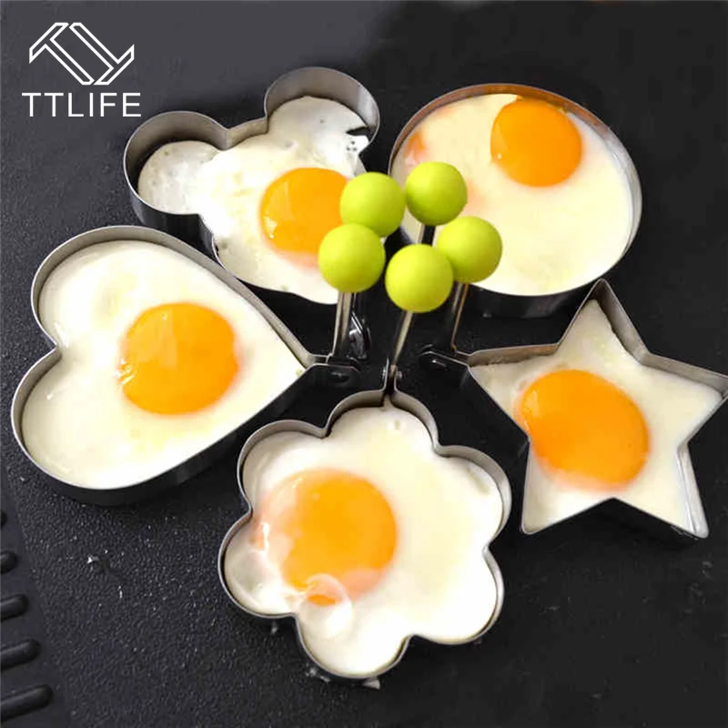 TTLIFE Creative Stainless Steel Pancake Mold Mold Ring Cooking Fried Egg Shaper Kitchen Tools
TTLIFE Creative Stainless Steel Pancake Mold Mold Ring Cooking Fried Egg Shaper Kitchen Tools