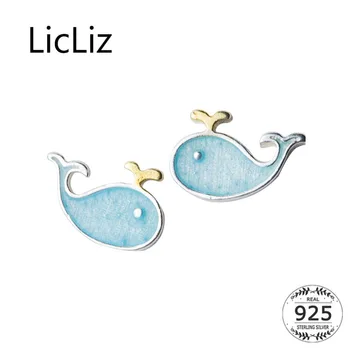 LicLiz New 925 Sterling Silver Cute Whale Stud Earring for Women Cute Cartoon Stud White Gold Jewelry Birthday Gifts LE0547
LicLiz New 925 Sterling Silver Cute Whale Stud Earring for Women Cute Cartoon Stud White Gold Jewelry Birthday Gifts LE0547