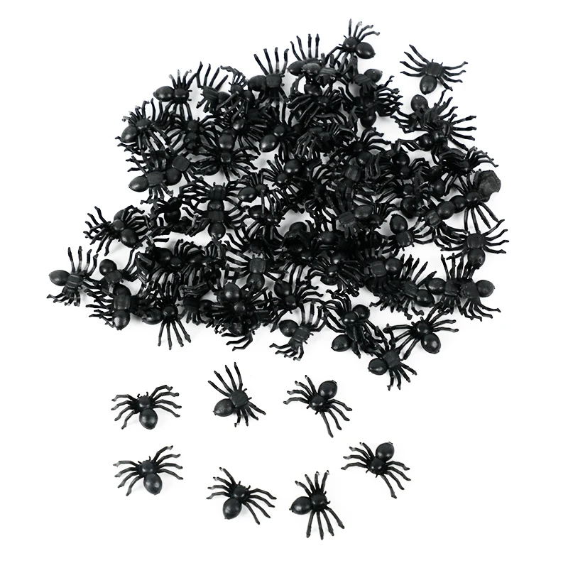 CEVENT 100pcs Plastic Black Spider Halloween Decoration Funny Prank Party Decoration Festival Supplies Toys Prop
CEVENT 100pcs Plastic Black Spider Halloween Decoration Funny Prank Party Decoration Festival Supplies Toys Prop