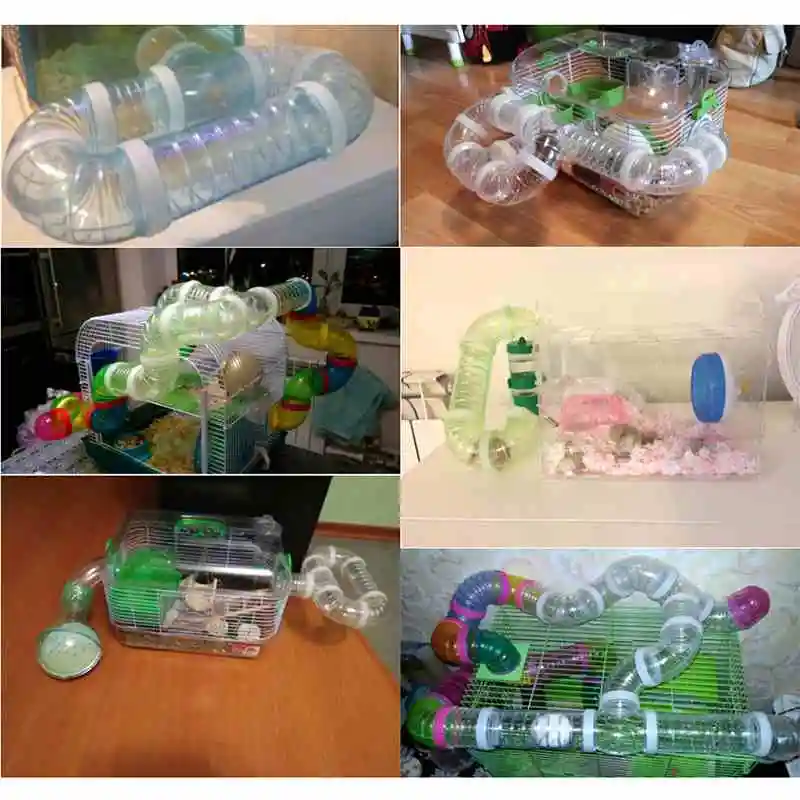 Pipe Line Tubes Training Pet Toys Playing Connected External Tunnels Toys For Small Animals Hamster Cages
Pipe Line Tubes Training Pet Toys Playing Connected External Tunnels Toys For Small Animals Hamster Cages