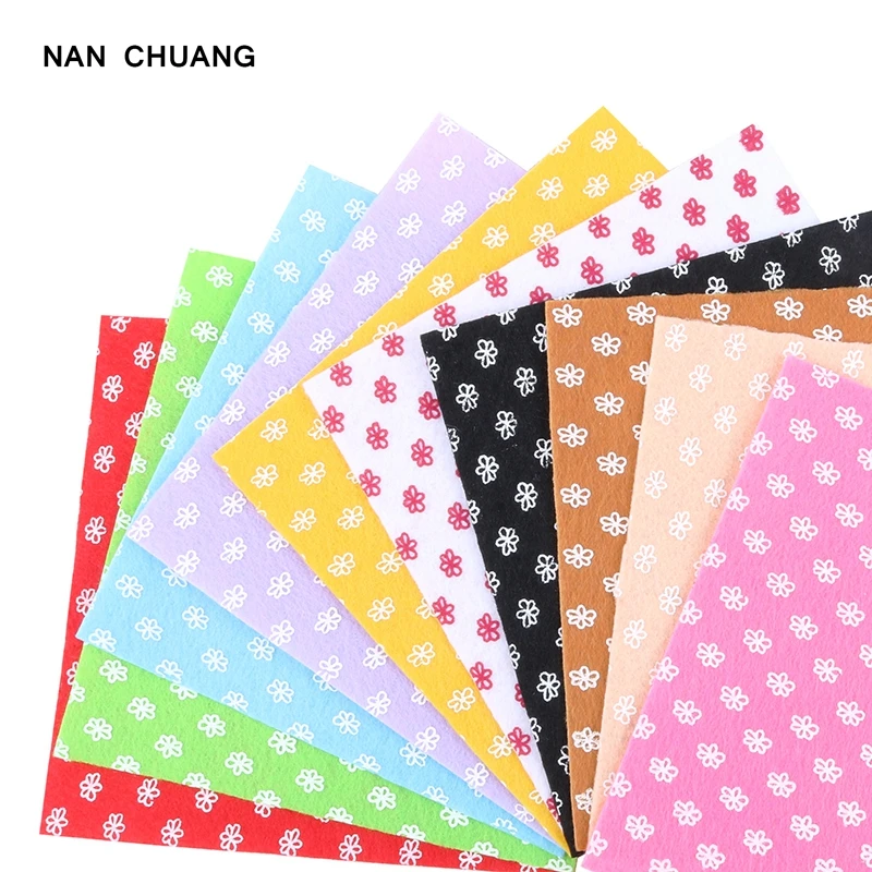 Printed Felt Non Woven Fabric 1mm Thickness Polyester Cloth For Sewing Dolls Crafts Home Decoration Pattern Bundle 10pcs15x15cm
Printed Felt Non Woven Fabric 1mm Thickness Polyester Cloth For Sewing Dolls Crafts Home Decoration Pattern Bundle 10pcs15x15cm