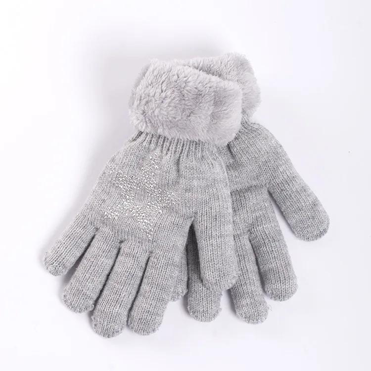 Фото Новинка зимы имитация кашемировые перчатки с подкладочным плюшем