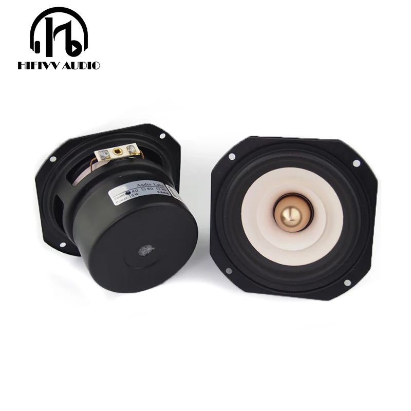 

Audio Labs Top end 4 inch Full Range monitor Speaker tweeter woofer Aluminum Bullet hea 2 Layer kapton Cone