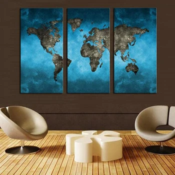 HUGE MODERN ABSTRACT WALL DECOR ART OIL PAINTING CANVAS no frame Blue World Map Home Decoration 
HUGE MODERN ABSTRACT WALL DECOR ART OIL PAINTING CANVAS no frame Blue World Map Home Decoration