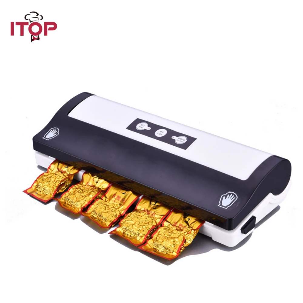 

ITOP Home Vacuum Food Sealers Automatic Vacuum Food Packing Machine Multifunctional Vacuum Sealer Machine 220V